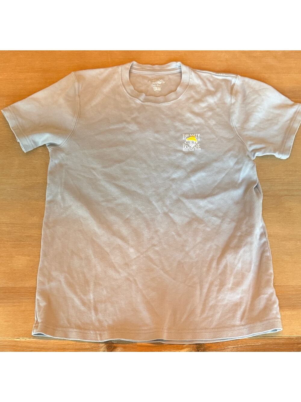 Salty Dog Gray with Yellow Signature Supima Cotton T-Shirt. Hilton Head Med.